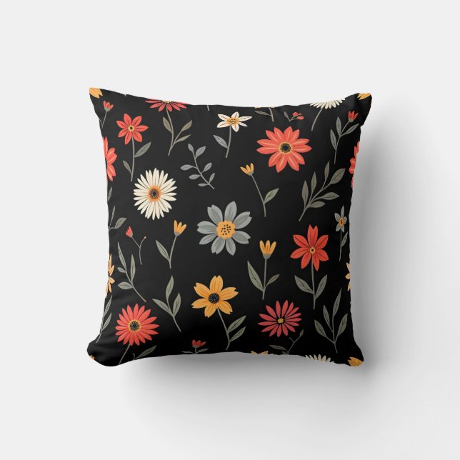 Almofada Vintage Bela Coleção Floral Popular (Frente)