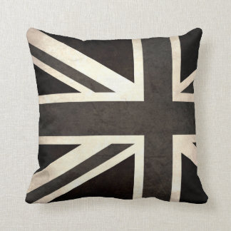 Almofada Vintage Black and White Union Jack 
