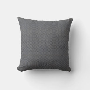 Almofada Vintage Blue Cinza Herringbone