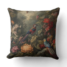 Vintage botânica bird flores no paraíso