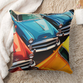 Almofada Vintage Cars Pattern