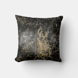 Almofada Vintage Celestial Star Map Background