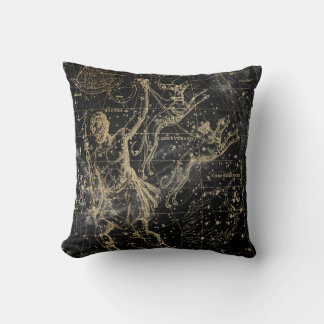 Almofada Vintage Celestial Star Map Background