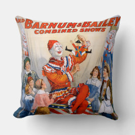 Almofada Vintage Circus ClowShow