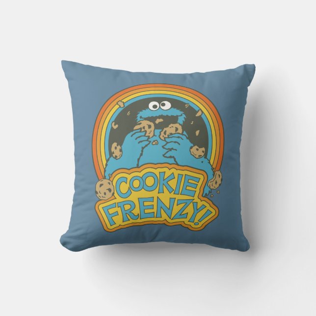 Almofada Vintage Cookie Monster | Cookie Frenzy (Frente)