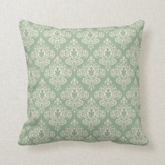 Almofada Vintage Damask - Sage Green