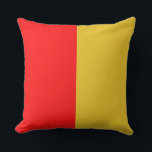 Almofada Vintage decorativa, dois tons de amarelo vermelho,<br><div class="desc">O presente tradicional pôs travesseiro decorativo amarelo vermelho chinês.</div>