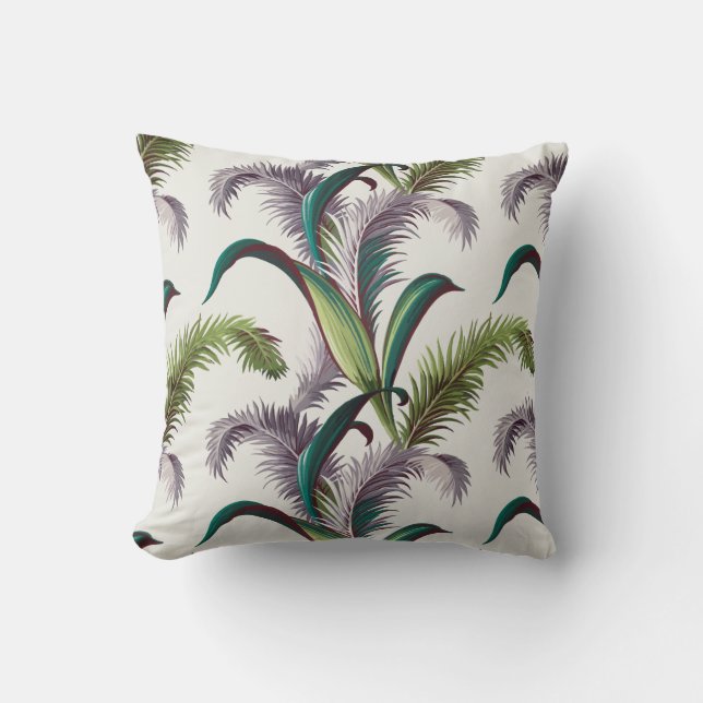 Almofada Vintage deixa barkcloth (Frente)