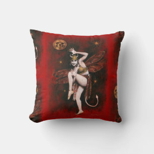 Almofada Vintage Devil Lady Dancer Cushion