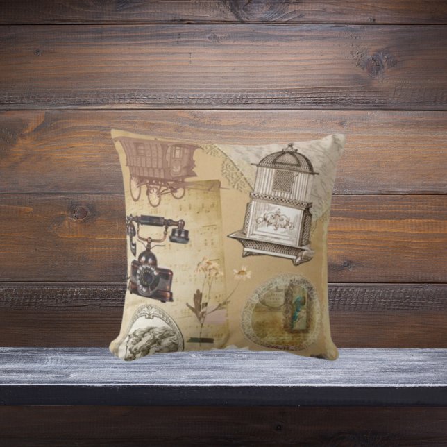 Almofada Vintage Diário (Criador carregado)