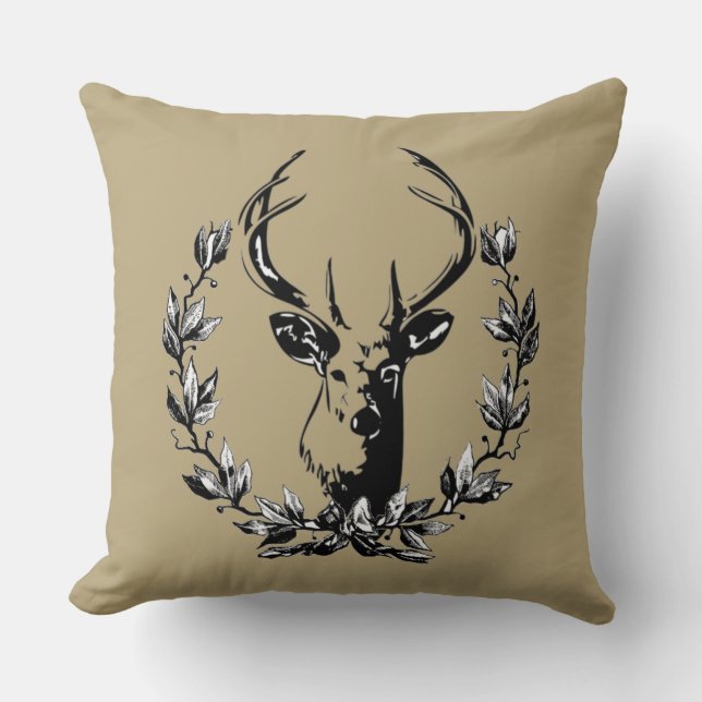Almofada Vintage e Rustic Deer (Frente)
