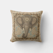 Vintage, Elefante, Ornamento Clássico