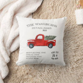 Almofada Vintage Farmhouse Christmas - Travesseiro Family N