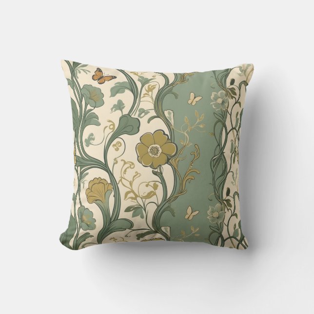 Almofada vintage floral (Frente)