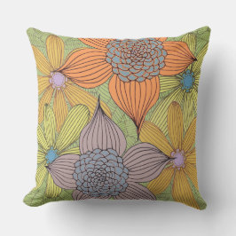 Almofada Vintage Floral Design