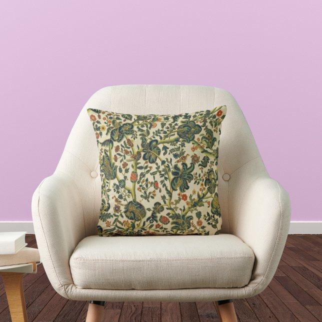 Almofada Vintage Floral Embroiderme Impressão (Criador carregado)