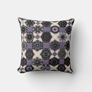 Almofada Vintage Floral Mandala: Colorida sem Seiva