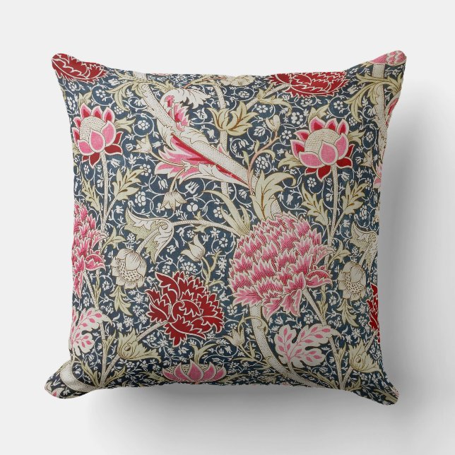 Almofada Vintage Floral Pattern, William Morris (Frente)