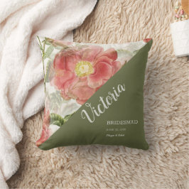 Almofada Vintage Floral Travesseiro decorativo Pintage