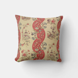 Almofada Vintage French Textile Floral Weave Art nouveau