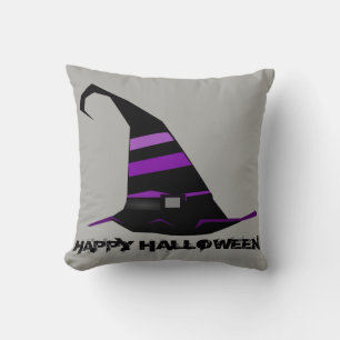 Almofada Vintage Gothic Halloween Witch Hat