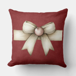 Almofada Vintage Green Christmas Throw Pillow