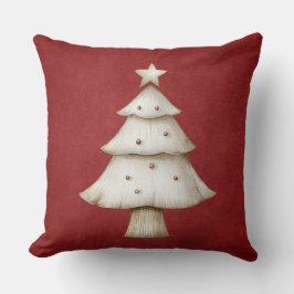 Almofada Vintage Green Christmas Throw Pillow