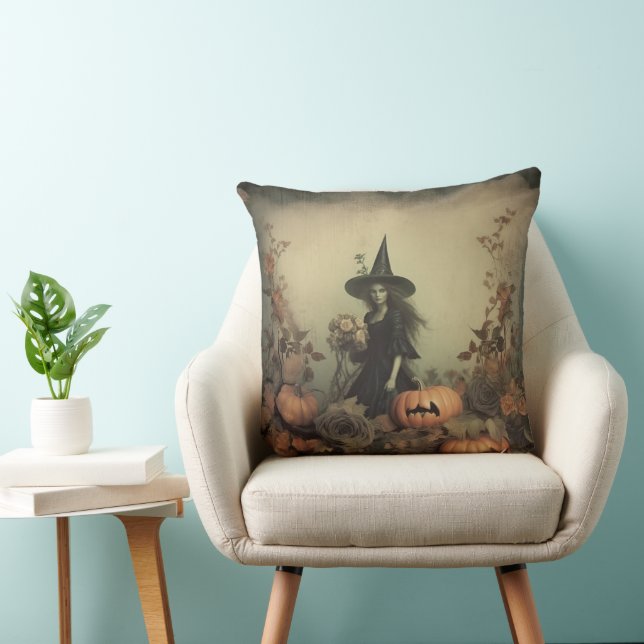 Almofada Vintage Halloween Witchcraft (3) (Cadeira)
