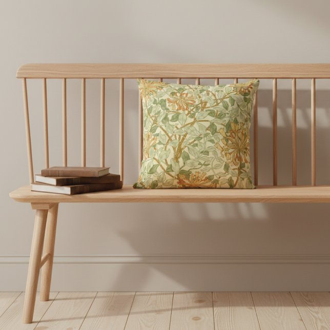 Almofada Vintage Honeysuckle Flowers (Criador carregado)