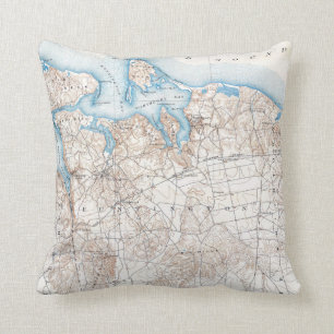 Almofada Vintage Huntington Northport Long Island Nova York