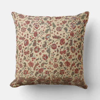 Almofada Vintage Indian Floral Travesseiro decorativo