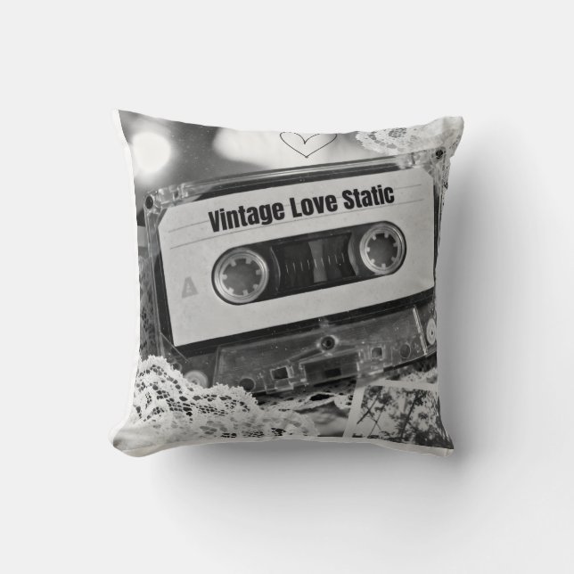 Almofada Vintage Love Static (Frente)