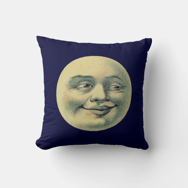 Almofada Vintage Man in the Moon (Frente)