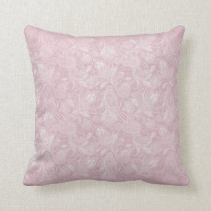 Almofada Vintage Paisley cor-de-rosa