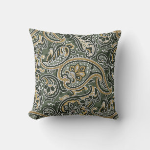Almofada vintage Paisley oriental étnico Pattern Seamless