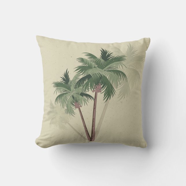 Almofada Vintage Palm Trees (Frente)