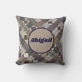 Almofada Vintage Patchwork Quilt Old Fashion Country Feed