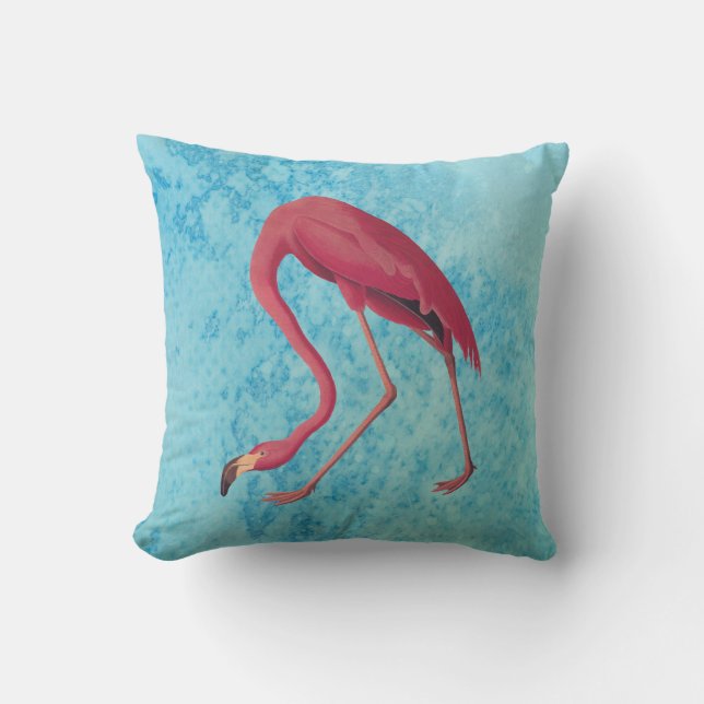 Almofada Vintage Pink Flamingo (Frente)