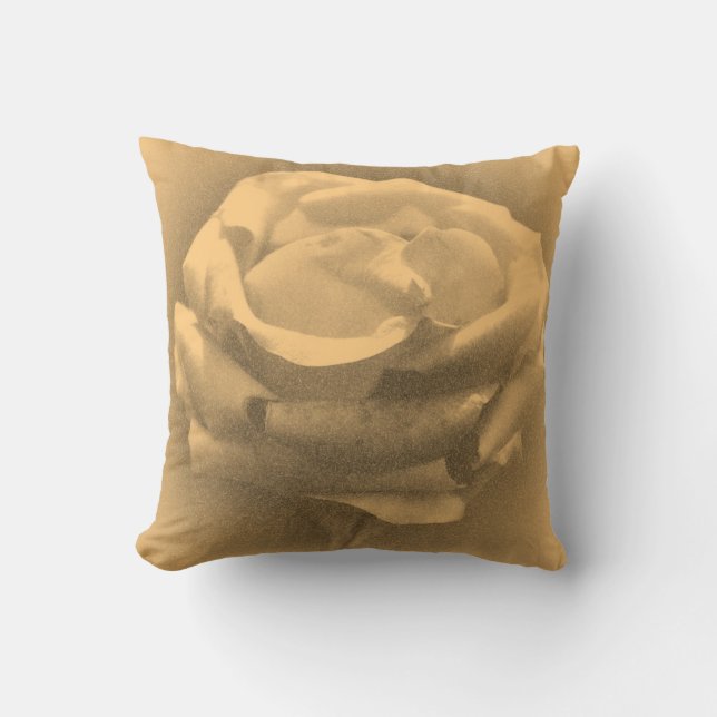 Almofada Vintage Pink Rose Close-up (Frente)
