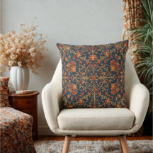 Vintage Quente Vintage Barroco Floral Damasco