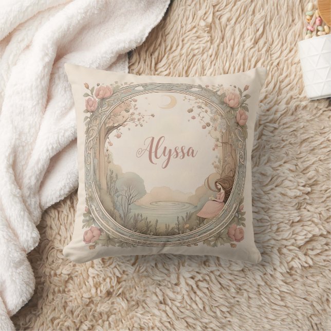 Almofada Vintage Rapunzel Fairytale (Cobertor)