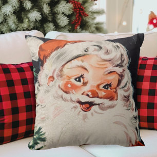 Almofada Vintage Retro Jolly Papai Noel Natal