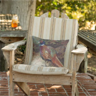 Almofada Vintage Rooster e Hen Pheasant
