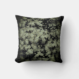 Almofada Vintage Sage Floral Verde e Preto