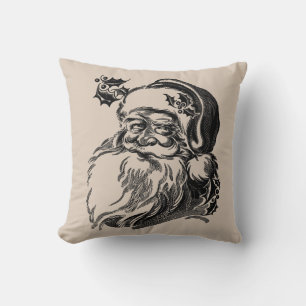 ALMOFADA VINTAGE SANTA CLAUS CHRISTMAS TRAVESSEIRO DECORATI