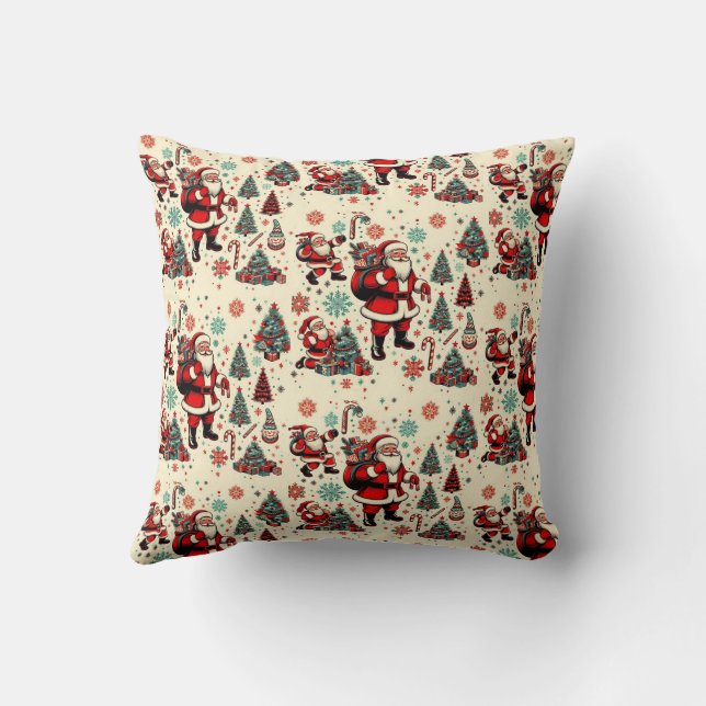Almofada Vintage Santa Claus design (Verso)