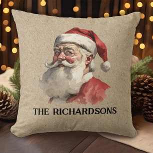 Almofada Vintage Santa Claus Natal