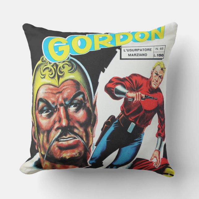 Almofada Vintage Sci-Fi Comic Book (Frente)