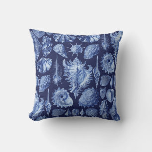 Almofada Vintage Seashells Blue
