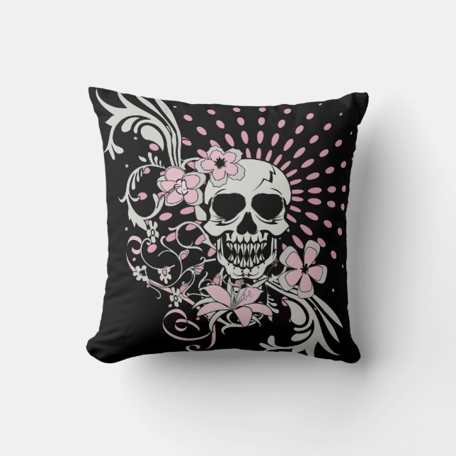Almofada Vintage Skull (Frente)